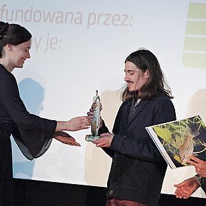 Szymon Ruczyński (Bester Kurzfilm, Mitte) ® Hannes Rönsch