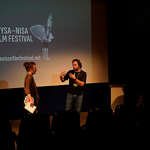 Film talk with Daniel Stopa about "Kiosk" ® Karin E. Lason